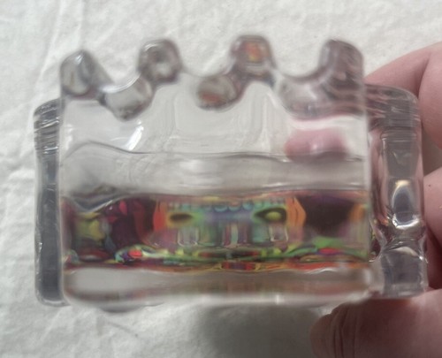 Psychedelic Skull Ashtray Day of the Dead Sugar Skull 4” X 3” X 1.25” - Picture 6 of 6