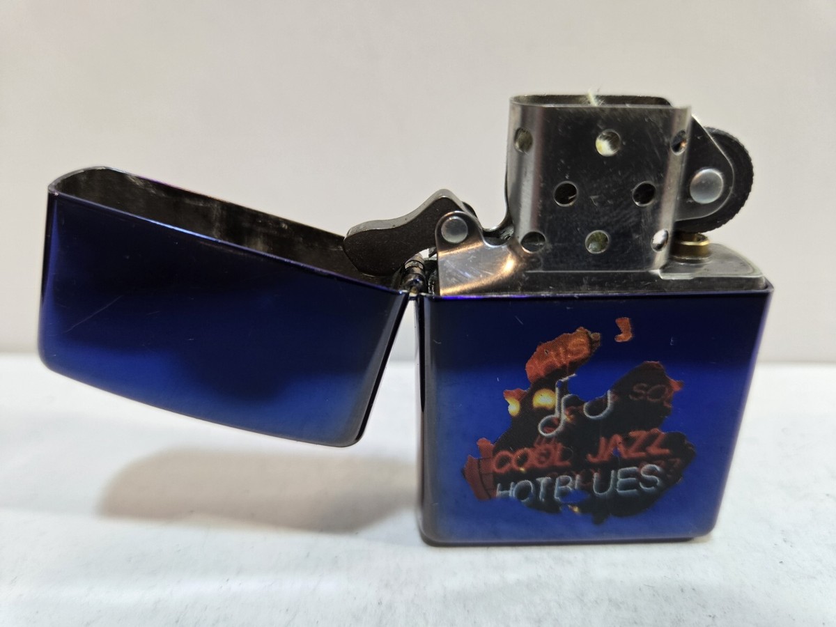 Working ZIPPO 2004 MEMPHIS SOUNDS COOL JAZZ HOT BLUES LIGHTER 7219