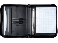 Schreibmappe A4 Konferenzmappe Ringbuchmappe Aktenmappe Kunstleder oder Leder