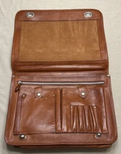 I Medici Cartella Nottolini Italian Leather 2-Way Briefcase Shoulder Bag. READ