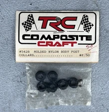 TRC Composite Craft RC 1:10 Molded Nylon Body Post Collars #5428 FACTORY SEALED