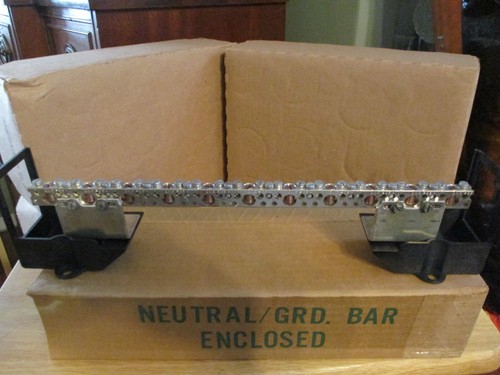 NEW WESTINGHOUSE EATON CUTLER HAMMER ISOLATED NEUTRAL GROUND BAR 5158C05G06 - Picture 3 of 3