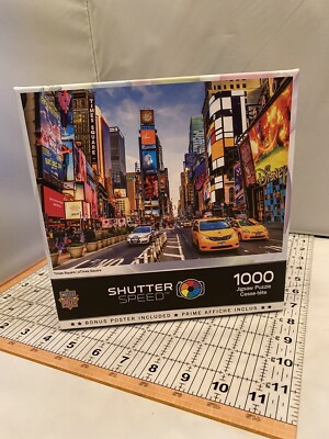 NEW Times Square 1000 piece jigsaw puzzle Shutter Speed Masterpieces ...
