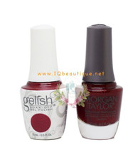 Gelish DUO Soak Off Gel Polish + Morgan Taylor Lacquer - #842 - Good Gossip
