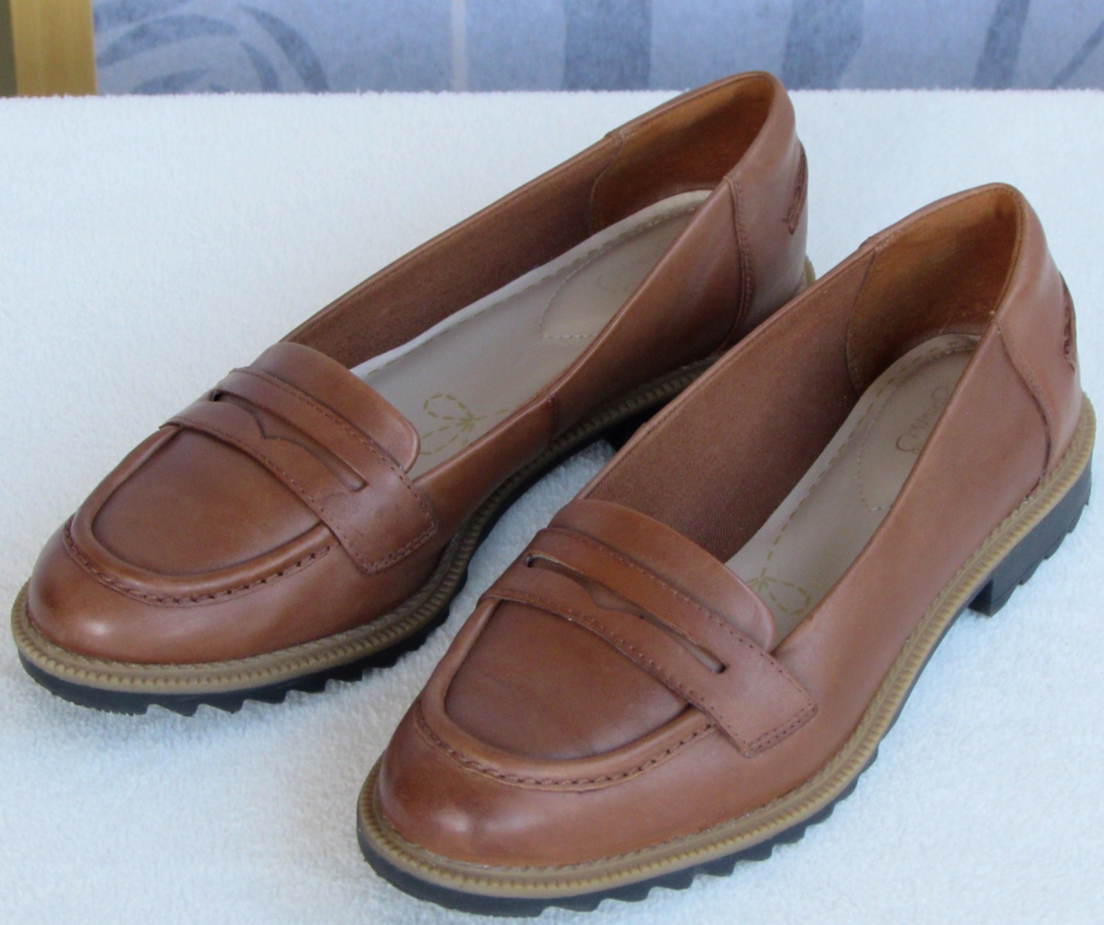 griffin milly patent loafers