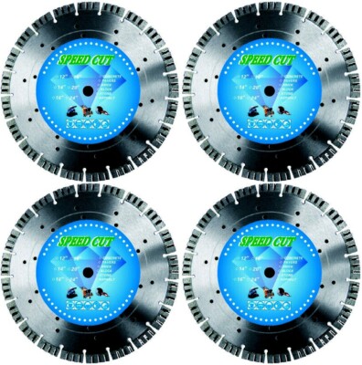 14'' (4Pcs) 16MM High SEG Concrete Paver Granite Stone Masonry Diamond Blade*BEST
