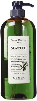 Lebel Cosmetics | Shampoo | Natural Hair Soap with Seaweed Shampoo 720ml (Jap...