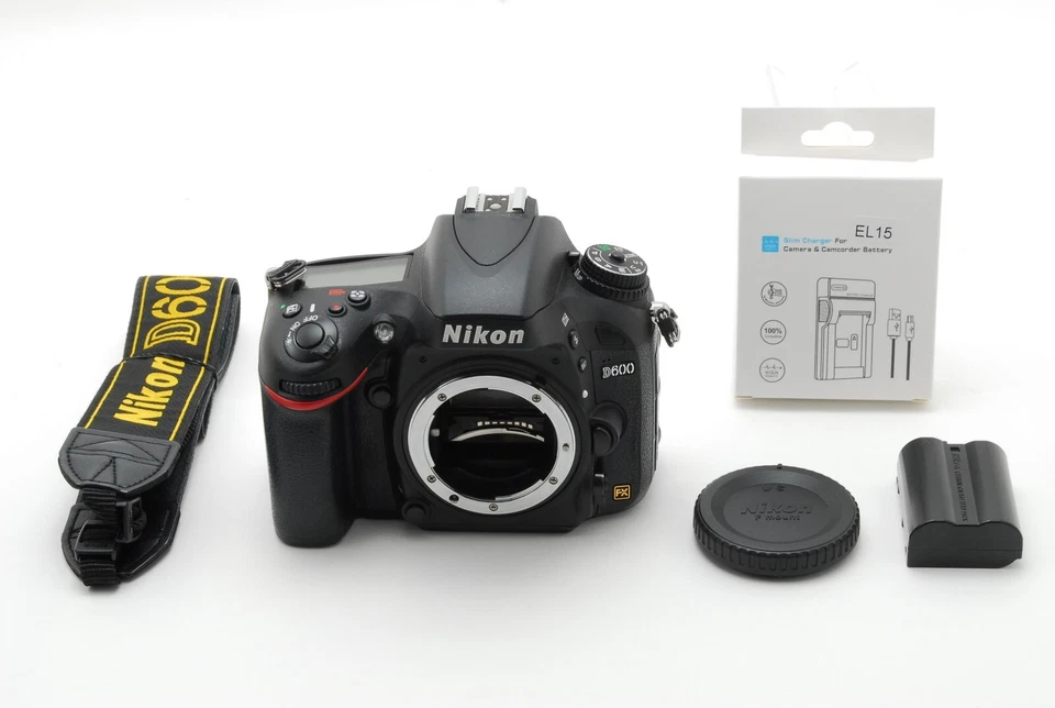 [Shutter Count #12225] 尼康 D600 2430 万像素数码单反相机 仅机身 来自日本 — 第 2/4 张图片