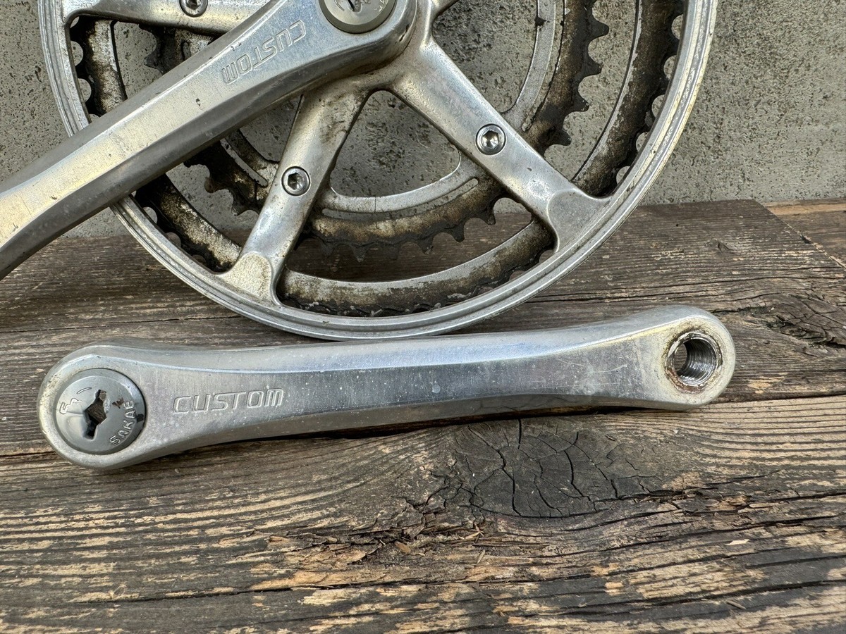 Sr 170 Japan Crank Set 3 Piece 39t 52t Road Bike Old School
