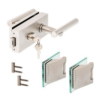 GlastüRbeschlag Q Pz + Office BäNder Rt Edelstahl GlastüRschloss +Pz Ivory