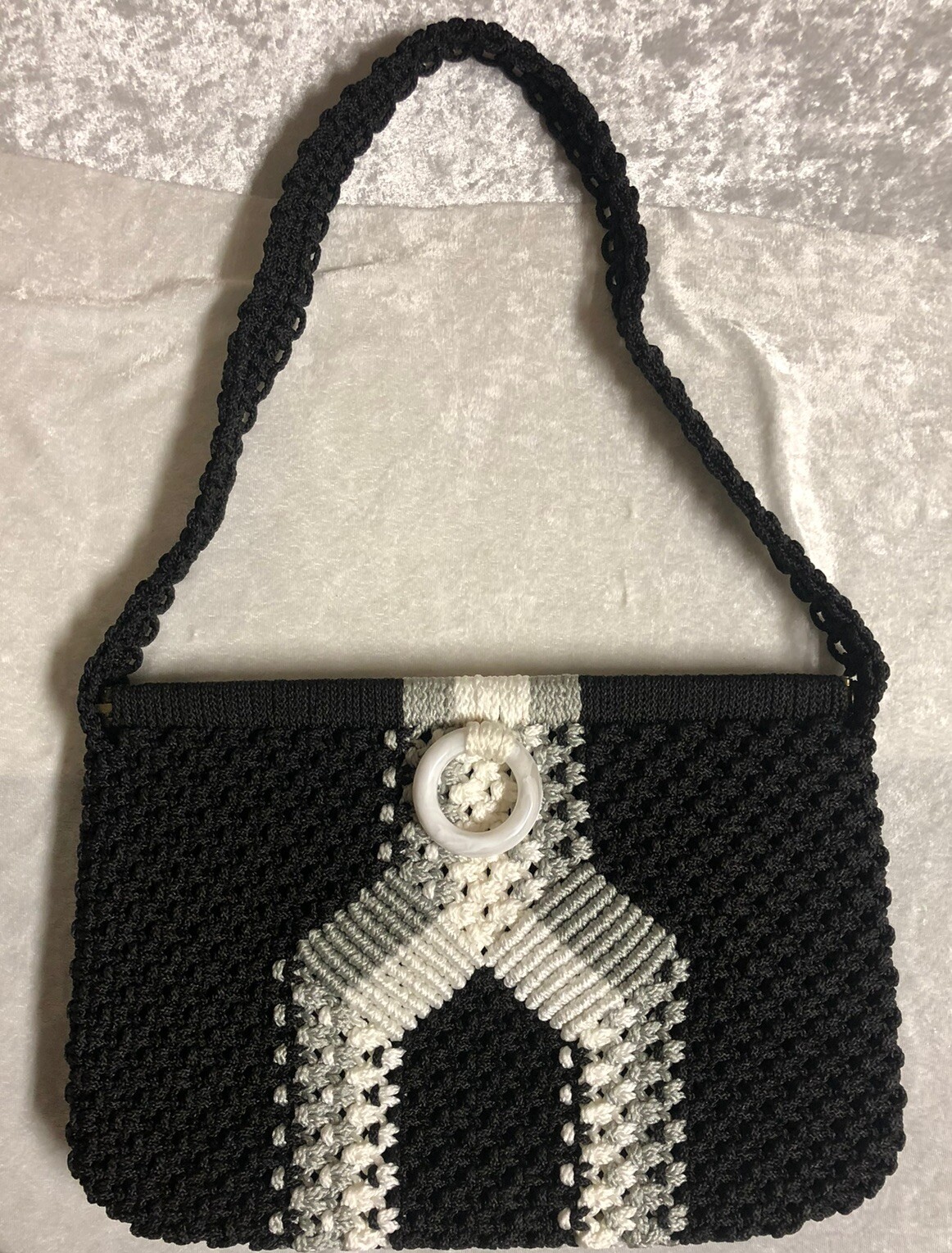 Vintage Macrame Talbott Purse - image 6