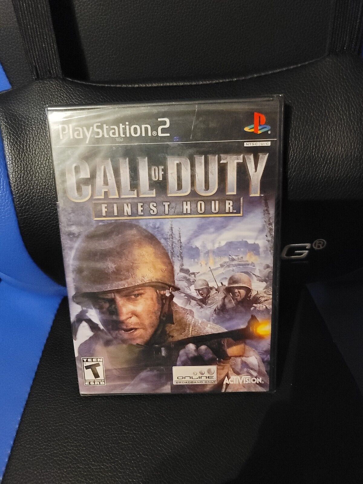 Jogo Novo Mídia Física Call Of Duty Finest Hour Original Ps2 em