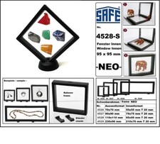 Mineralien-Schweberahmen-3D-NEO-SAFE-4528-S-Innen-95x95mm-Au&szlig;en-110x110x20mm