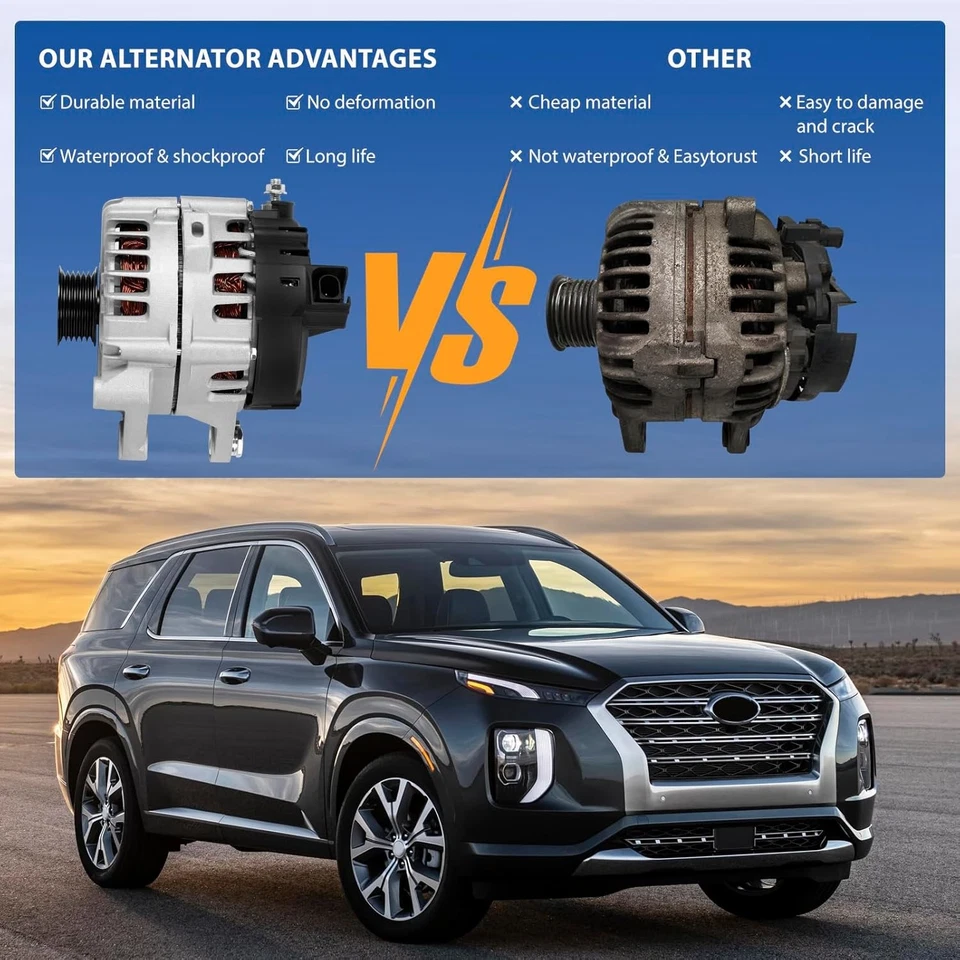 37300-3L060 for Alternator Hyundai Palisade 2020-23 Kia Telluride 2020-22 3.8L - Изображение 4 из 4