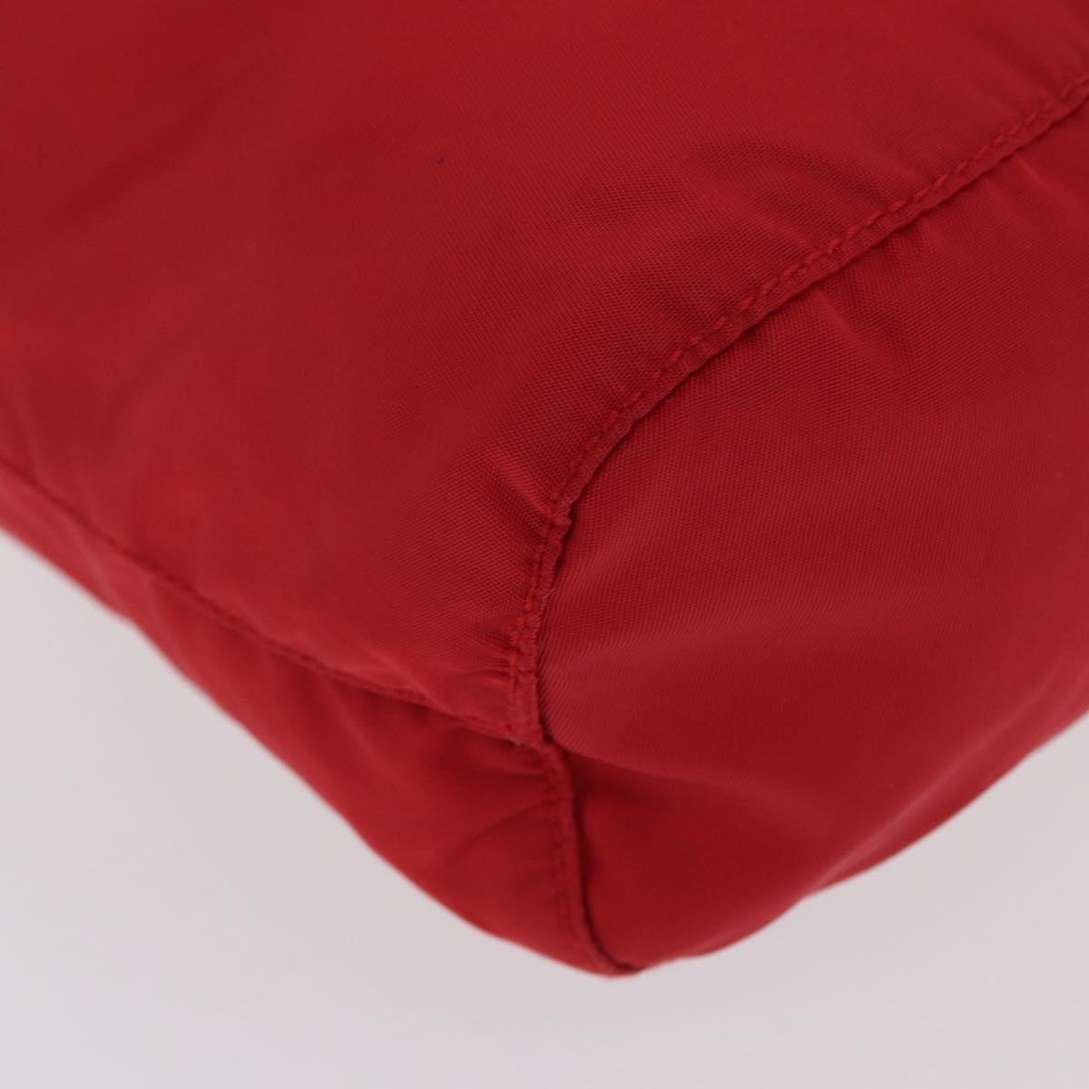 PRADA Drawstring Pouch Nylon Red Auth ka2042 - image 14