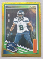 2025 Score - Coby Bryant #268 Gold Dots 008/499