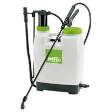 Garden Pressure Sprayer 12L Knapsack Weedkiller Chemical Pesticide Draper 63056