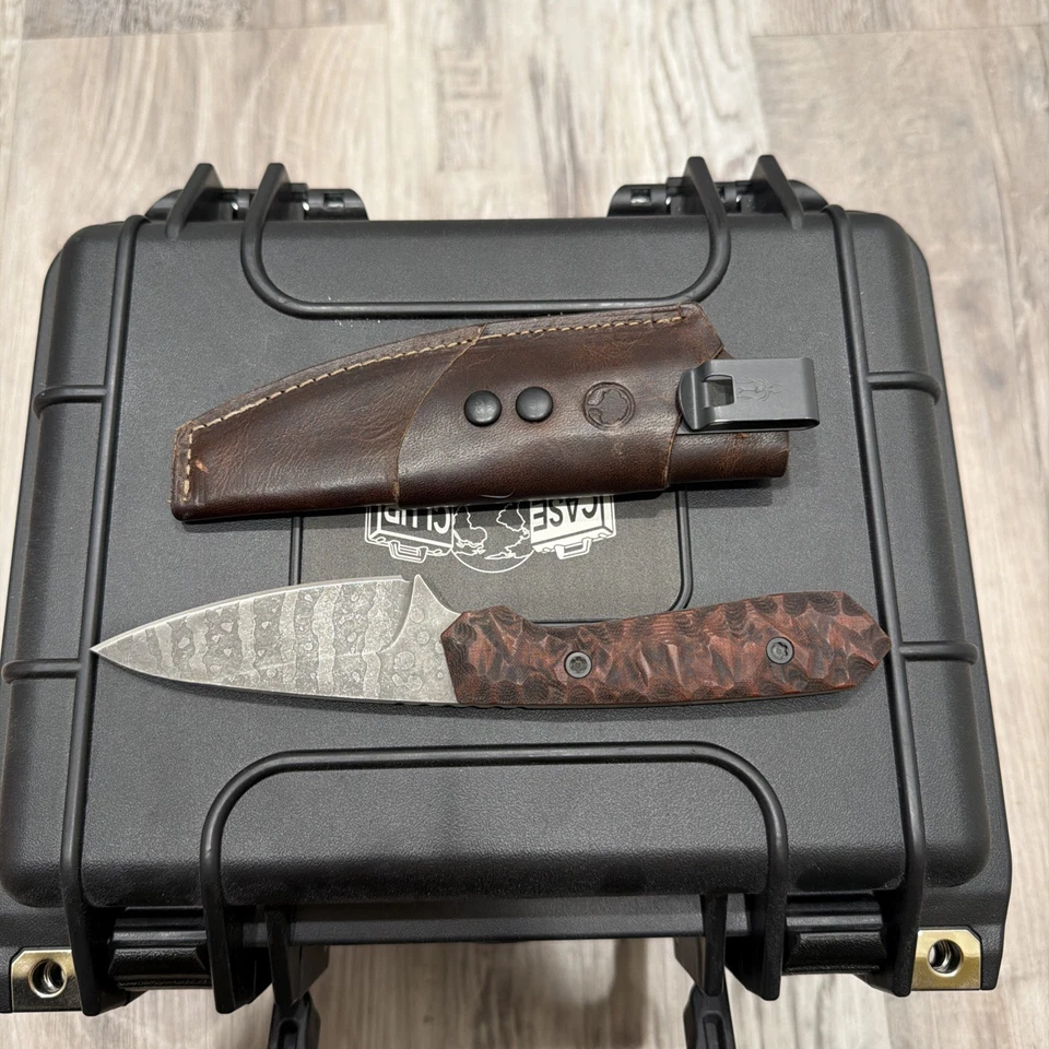 Lynch Northwest Sparrow Seven Cpm154 personalizado con acabado a escala de roca y lavado ácido Foto 3 de 4