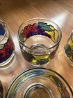 10 Vintage Libbey Hostess Glassware Stained Bar Glass Fruit Rocks 9oz Tumblers — photo 3