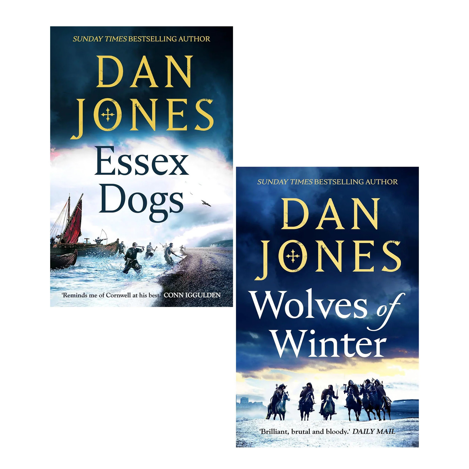 Essex Dogs Series Collection 2 Book Set By Dan Jones (Wolves of Wint | Dan Jones