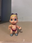 Vintage BABY BUDDIES Doll Purple Bow Blue eyes  figure 2.75", 1994 Kenner — photo 1
