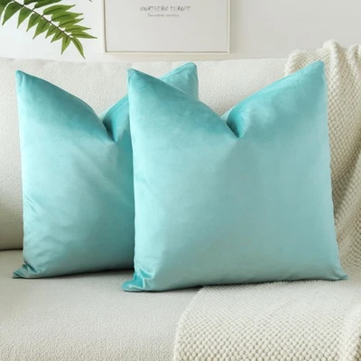 Samt Kissenbezug Kissenhülle Sofakissen Dekokissen Kissenbezüge für Sofa Wohn... - Bild 1 von 4
