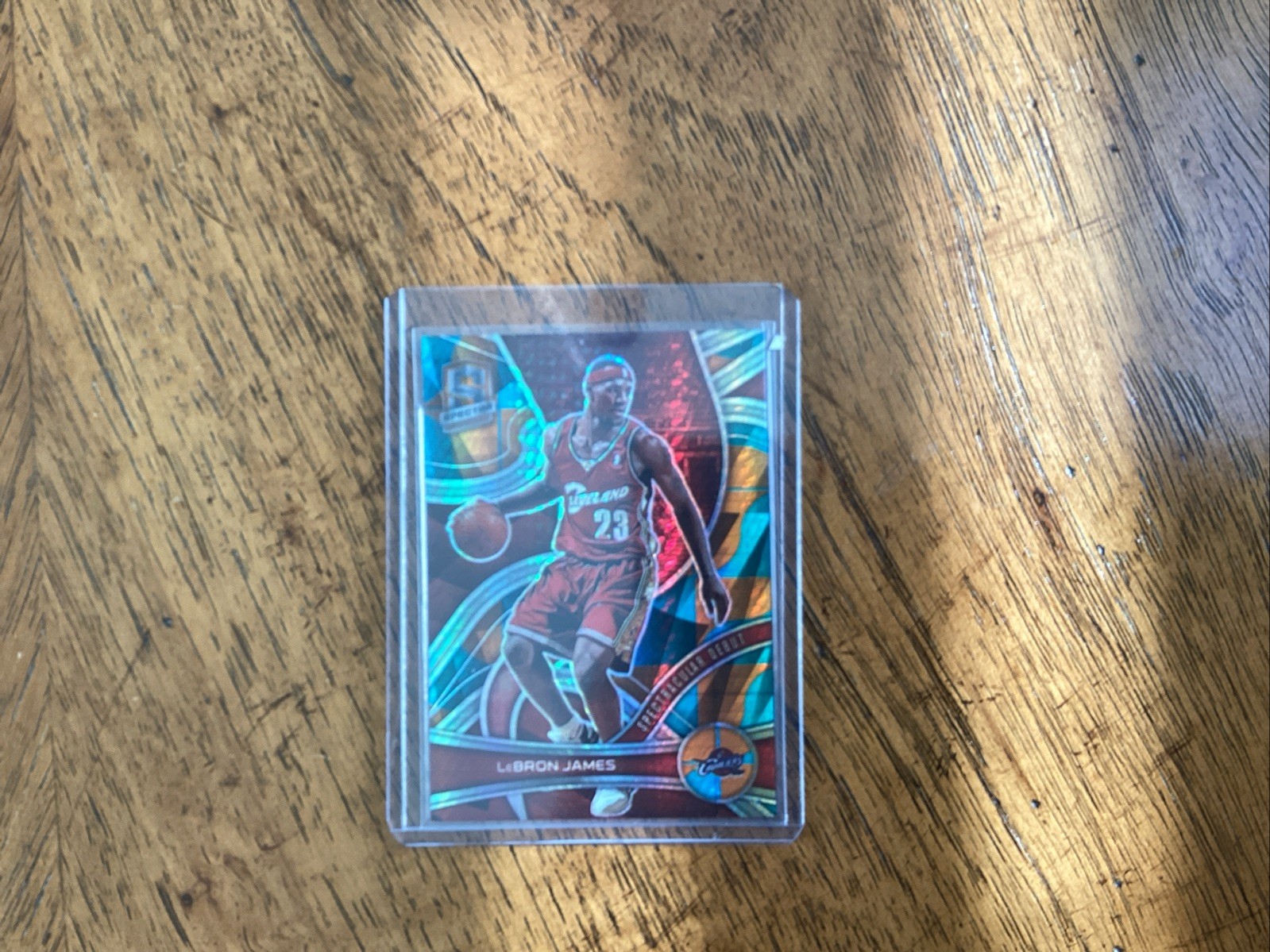 2021-22 Panini Spectra Spectracular Debut LeBron James /49 (2 Small Dings)