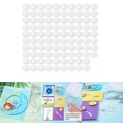 Round Interlocking Disks Easy Interactive Elements Snap and Spin for Cardmaking