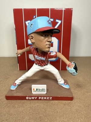 Eury Perez Bobblehead MLB Miami Marlins Baseball 2023