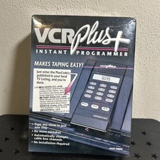 VCR PLUS INSTANT PROGRAMMER REMOTE CONTROL GEMSTAR New Sealed 