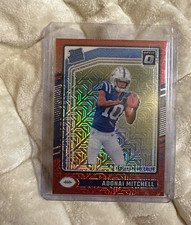Panini 2024 Donruss Optic Adonai Mitchell Rated Rookie Red Mojo Prizm #203