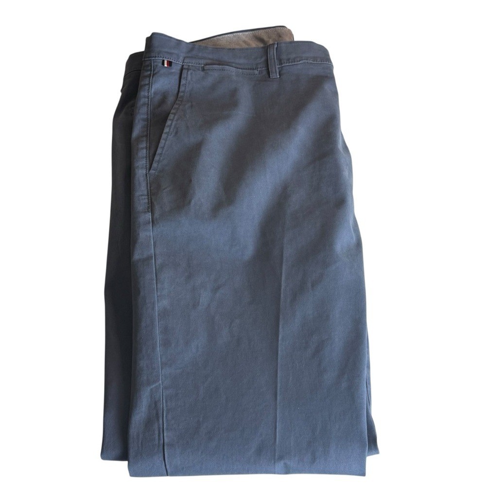 Tommy Hilfiger Men's Straight Fit Pants – Size 36x32, slate blue thumbnail 2