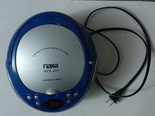Naxa Electronics NPB-251 Portable CD Player with AM/FM Stereo Radio - Blue