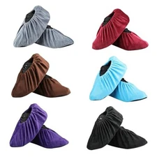 6 Pairs Reusable Non Slip Cloth Shoe Covers, Washable Shoe Protectors Covers, 