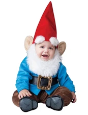 Incharacter Infant Lil Garden Gnome 5pc Plush Halloween Costume 12-18M