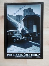 Solveig Dommartin autograph signed A4 cinema poster lobby card sky over Berl