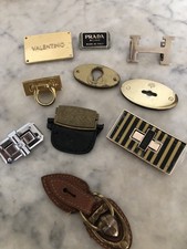 Job lot house clearance 10 Vintage Bags Buckles Closers