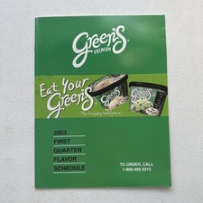 Kemps Foods Inc. 1st Quarter 2003 Green?s Flavor Schedule Ordering Booklet