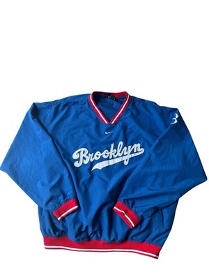 Nike Cooperstown Collection Brooklyn Dodgers Top Herren Large Blau 90s