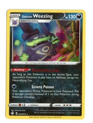 Galarian Weezing 042/072 Holo Rare Shining Fates