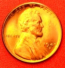 1949-D Lincoln Wheat Cent Penny GEM RED BU From an Original Bank Roll