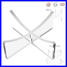 Acrylic Ball Stand Holder, 6-Pack Display Stands for Football Basketball Socc...