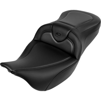 Saddlemen Roadsofa CF Sitz Ohne Rückenlehne Schwarz Naht Motorrad
