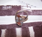 Vintage Sterling Silver Agate Ring - Native American Design | Size 6.25 — photo 7
