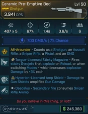 Borderlands 4 🌟 CERAMIC BOD SHOCK 🌟 SNIPER STICKY AMP  🌟 MAX DPS🌟