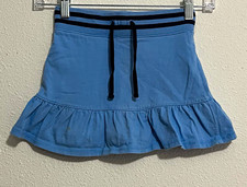 SONOMA life style Girls Blue Ruffle Hem Drawstring Cotton Knit Skirt 6