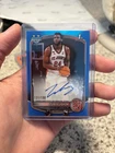 2025-26 Bowman - Chrome Prospect Autographs Zuby Ejiofor #CPA-ZE Blue Refractor