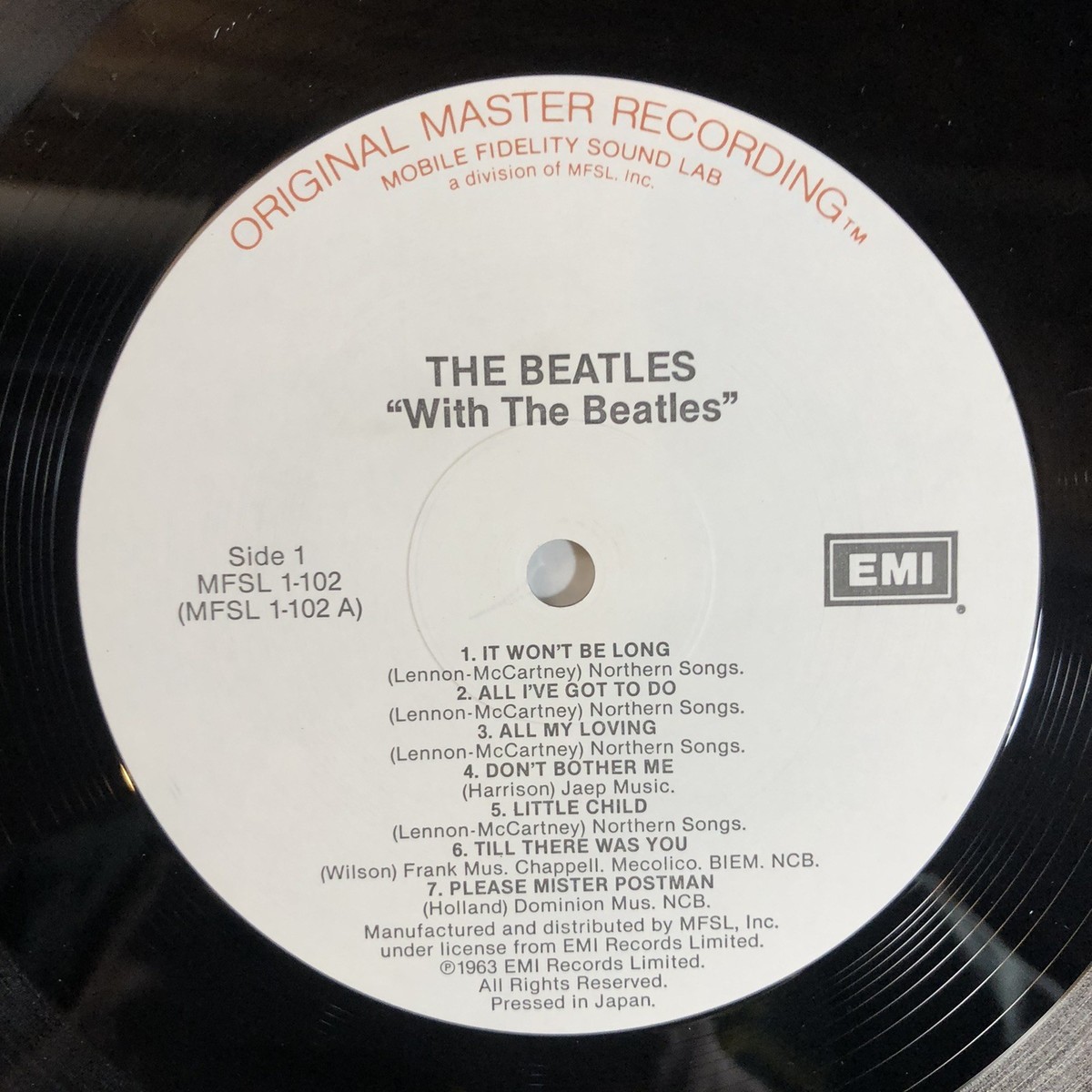 The Beatles / With The Beatles MFSL 1-102 Mobile Fidelity Original