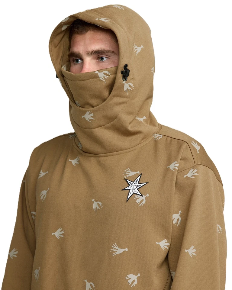 Volcom Hydro Riding Hoodie Men's Sweatshirt, Bronze, X-Large - Image 4 of 4
