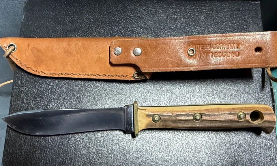 Rare Pre-64 Puma 6397 Hunters-Pal Knife German Pumaster Steel + Sheath - Image 4 of 4